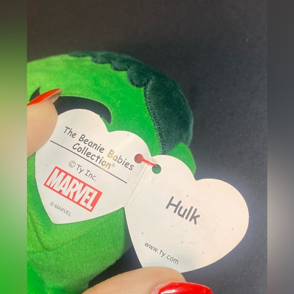 Hulk Ty Plush Beanie Baby - Picture 3 of 7